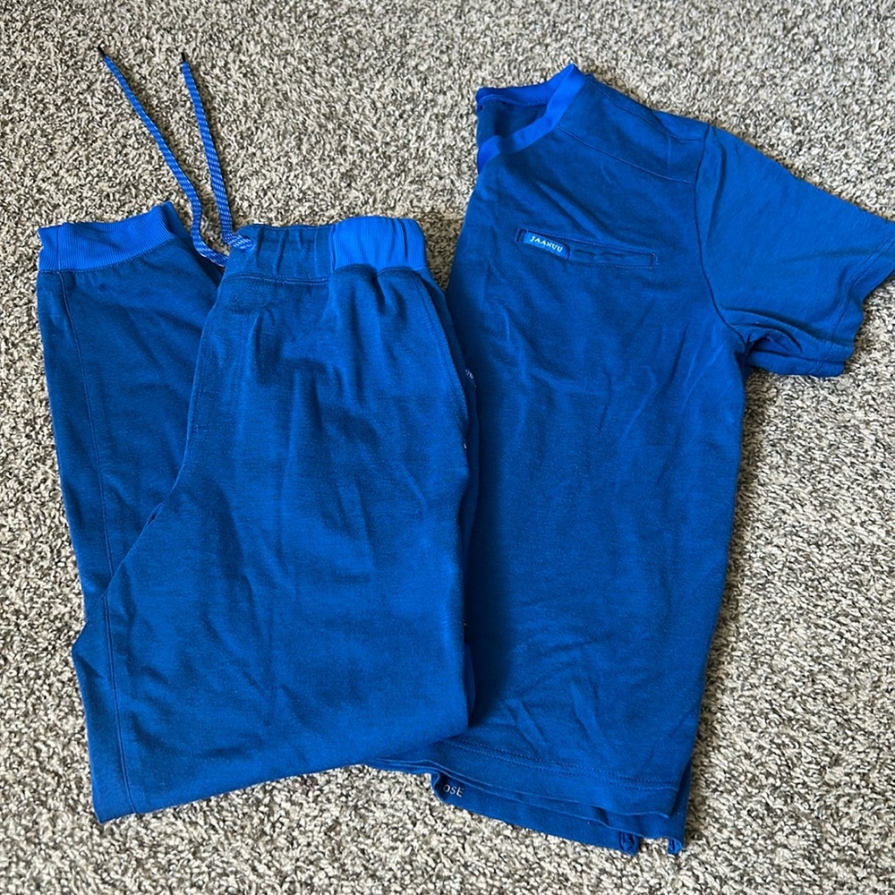 Jaanuu Royal Blue Jogger Set
